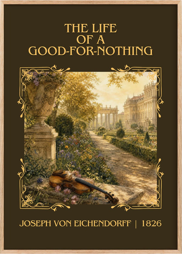 Life of a Good-For-Nothing Classic Book Art Print by J. Eichendorff