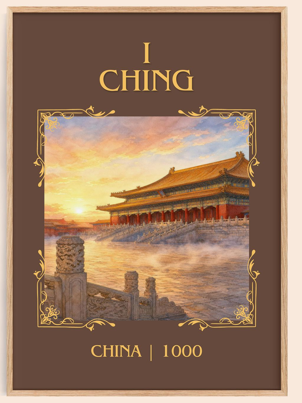 I Ching Classic Book Art Print by China – book poster