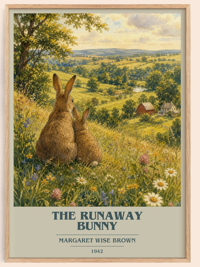 The Runaway Bunny Book Cover Poster by Margaret Wise Brown