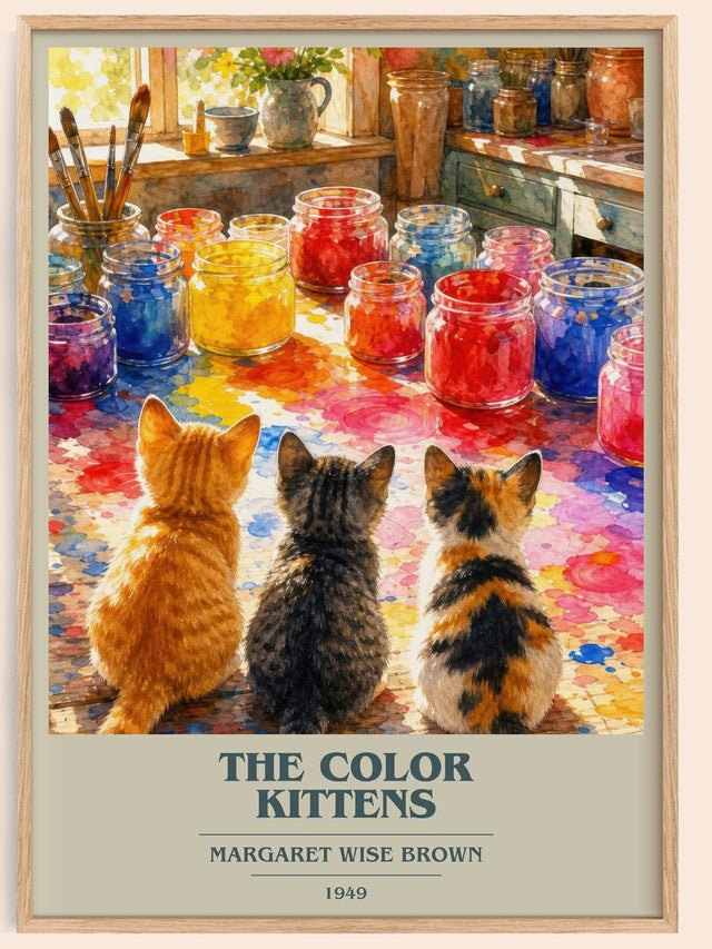 The Color Kittens Book Cover Poster by Margaret Wise Brown