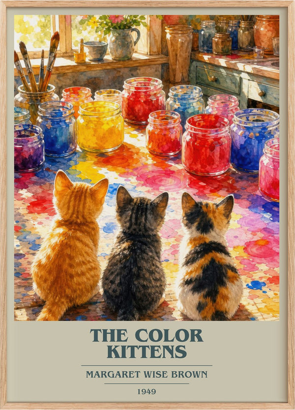 The Color Kittens Book Cover Poster by Margaret Wise Brown