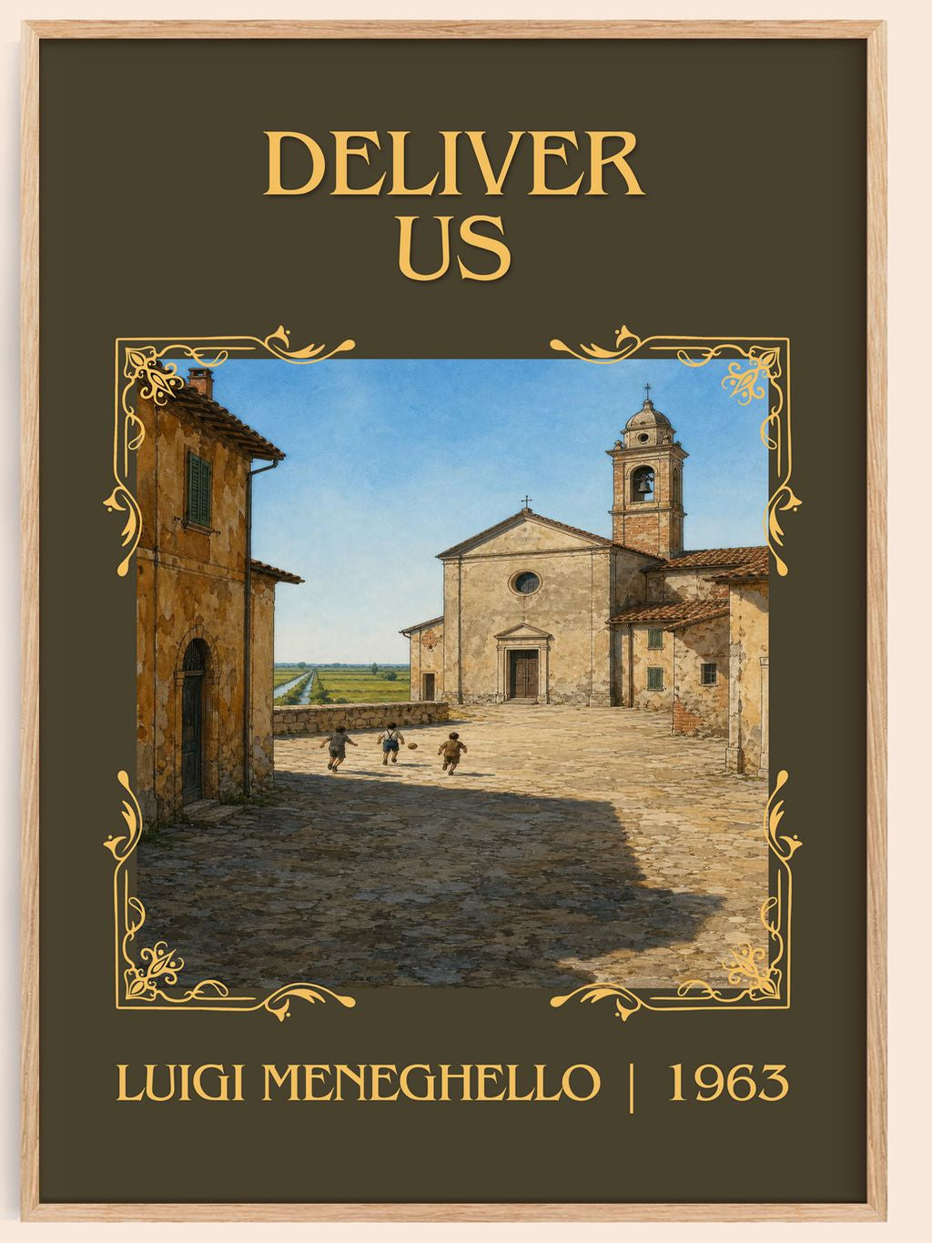 Deliver Us Classic Book Art Print by Luigi Meneghello – book poster