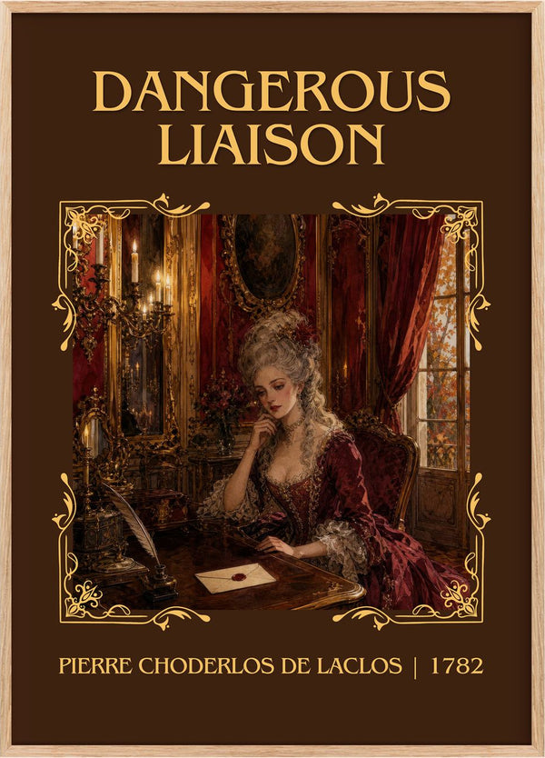 Dangerous Liaison Classic Book Art Print by Pierre Choderlos de Laclos