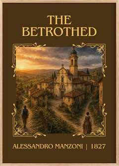 The Betrothed Classic Book Art Print by Alessandro Manzoni
