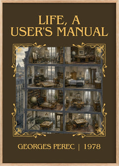 Life, a User's Manual Classic Book Art Print by Georges Perec