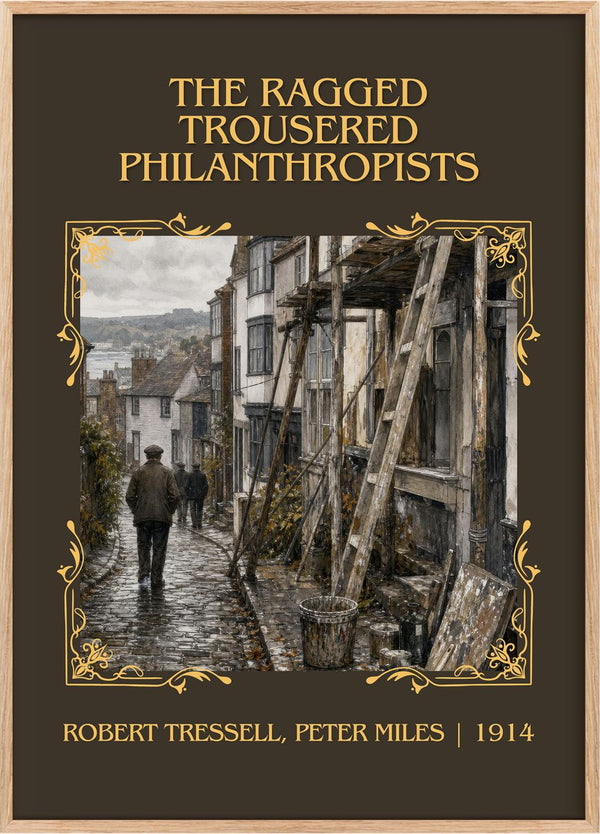 Ragged Trousered Philanthropists Classic Book Art Print by R. Miles