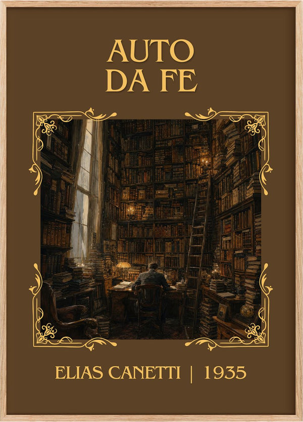Auto Da Fé Classic Book Art Print by Elias Canetti