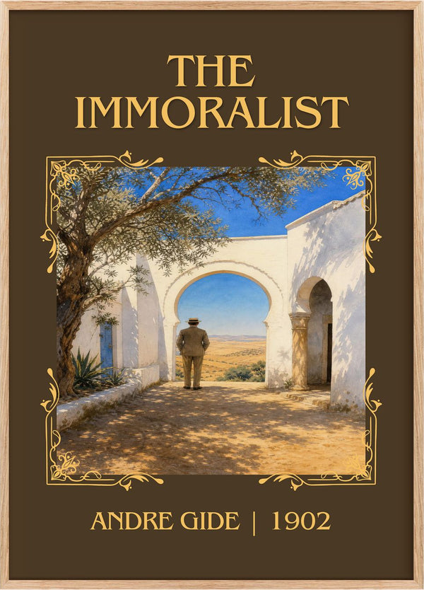 The Immoralist Classic Book Art Print by André Gide