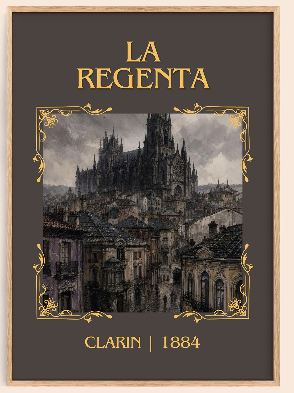 La Regenta Classic Book Art Print by Clarín – book poster