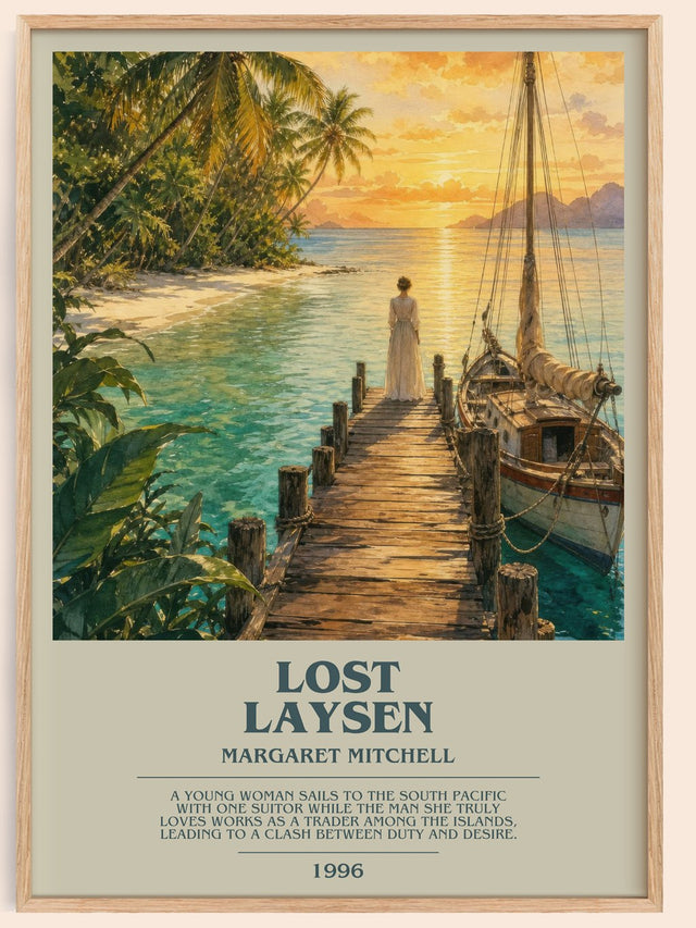 Lost Laysen Bookish Wall Art by Margaret Mitchell