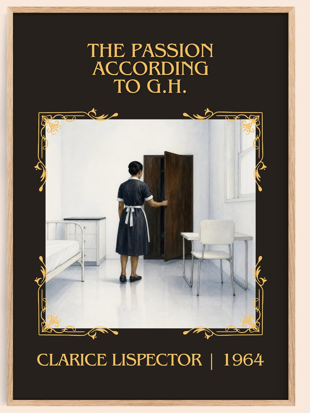 Passion According to G.H. Classic Book Art Print by Clarice Lispector – book poster