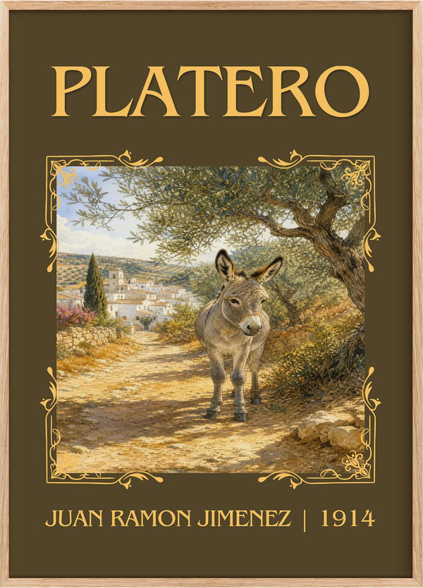 Platero Classic Book Art Print by Juan Ramón Jiménez