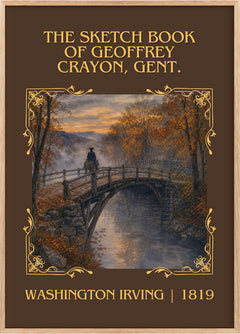 The Sketch Book Of Geoffrey Crayon, Gent. Classic Book Art Print by Washington Irving