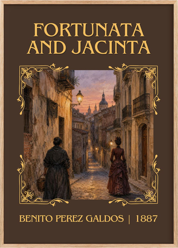 Fortunata and Jacinta Classic Book Art Print by Benito Pérez Galdós