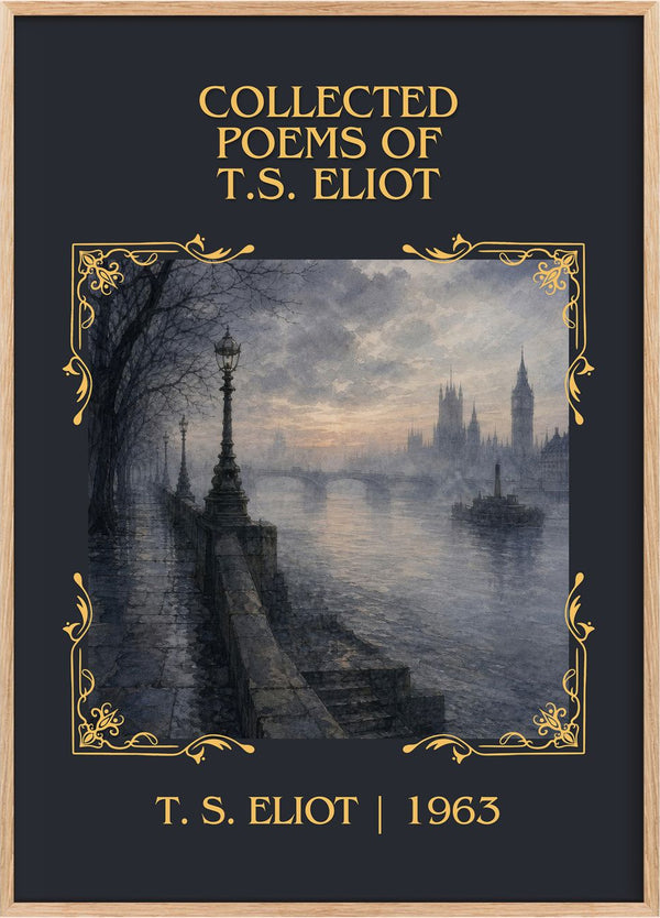Collected Poems of T.S. Eliot Classic Book Art Print by T. S. Eliot