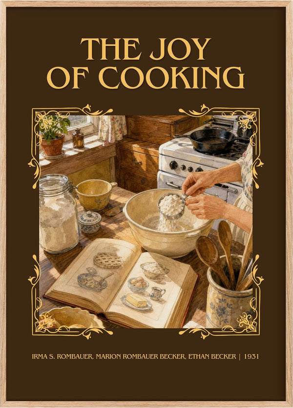Joy of Cooking Classic Book Art Print by I. Becker