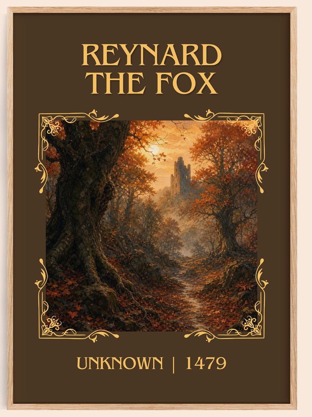 Reynard the Fox Classic Book Art Print by Unknown – book poster
