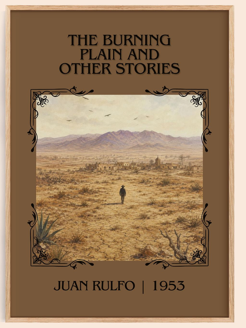 Burning Plain and Other Stories Classic Book Art Print by Juan Rulfo – book poster