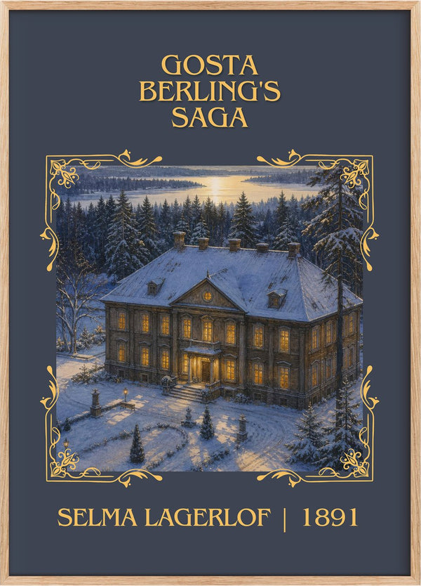 Gösta Berling's Saga Classic Book Art Print by Selma Lagerlöf