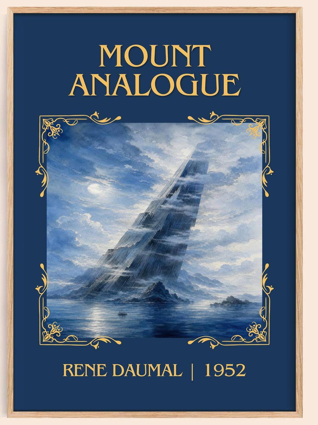 Mount Analogue Classic Book Art Print by René Daumal – book poster