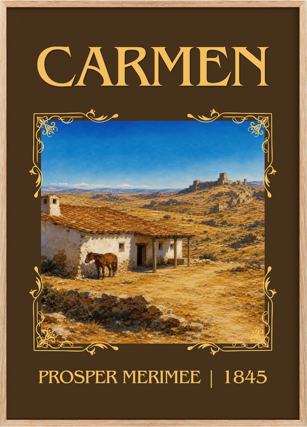 Carmen Classic Book Art Print by Prosper Mérimée