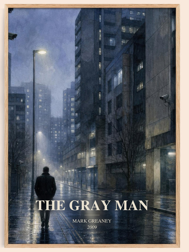The Gray Man Book Watercolour Illustration by Mark Greaney