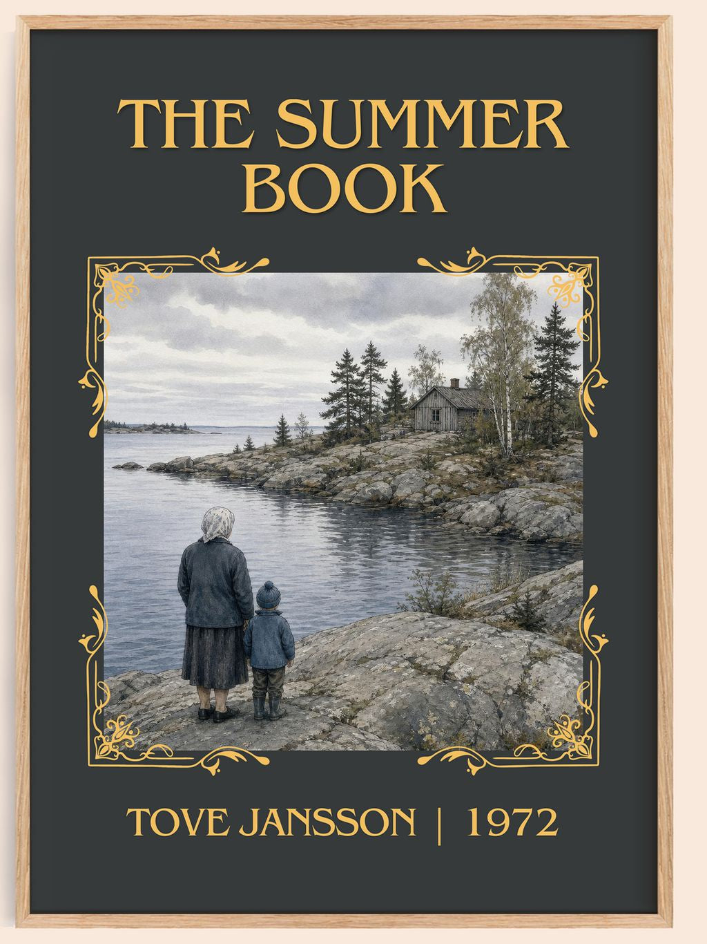 The Summer Book Classic Book Art Print by Tove Jansson – book poster