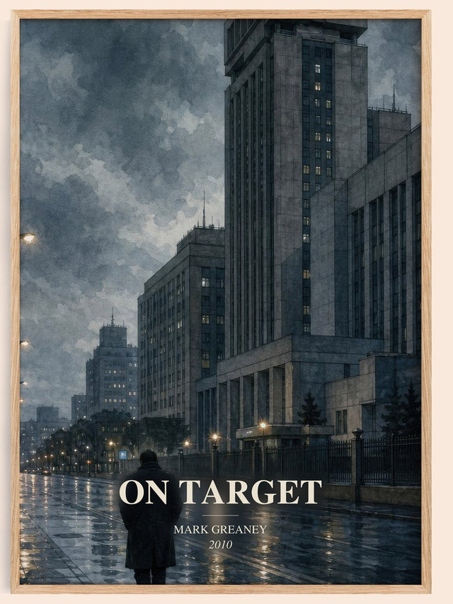 On Target Book Watercolour Illustration by Mark Greaney