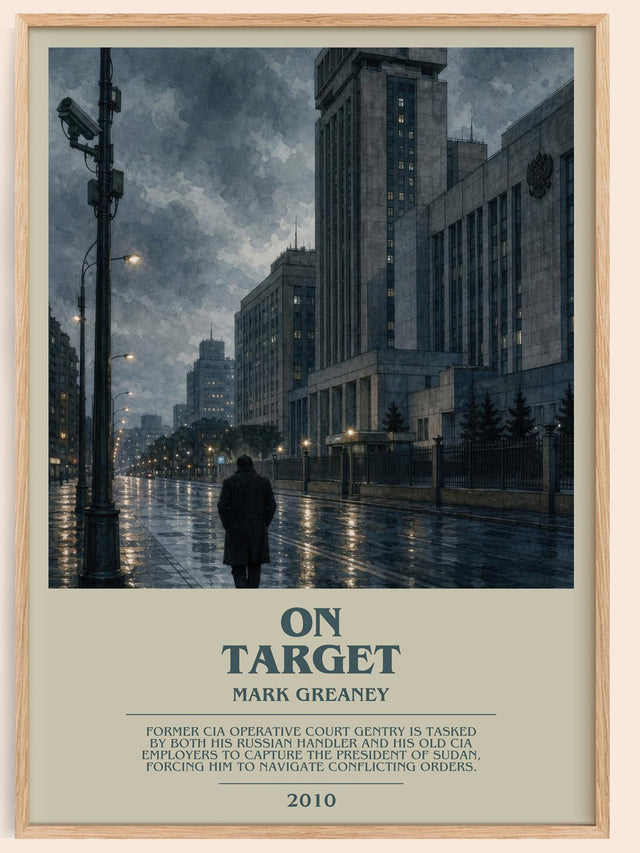 On Target Bookish Wall Art by Mark Greaney