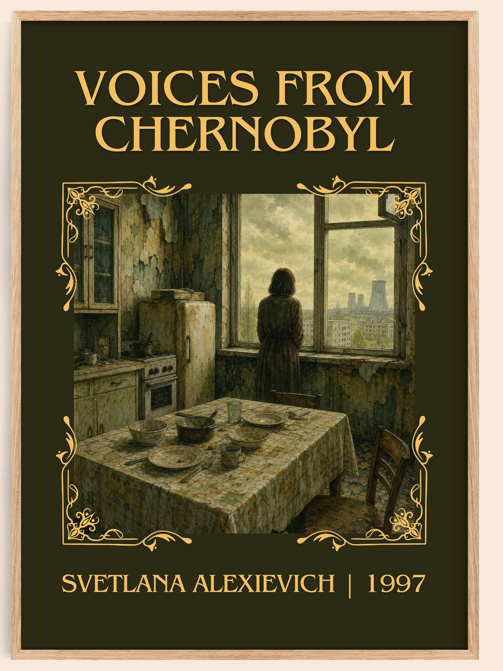Voices from Chernobyl Classic Book Art Print by Svetlana Alexievich – book poster