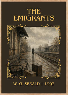 The Emigrants Classic Book Art Print by W. G. Sebald