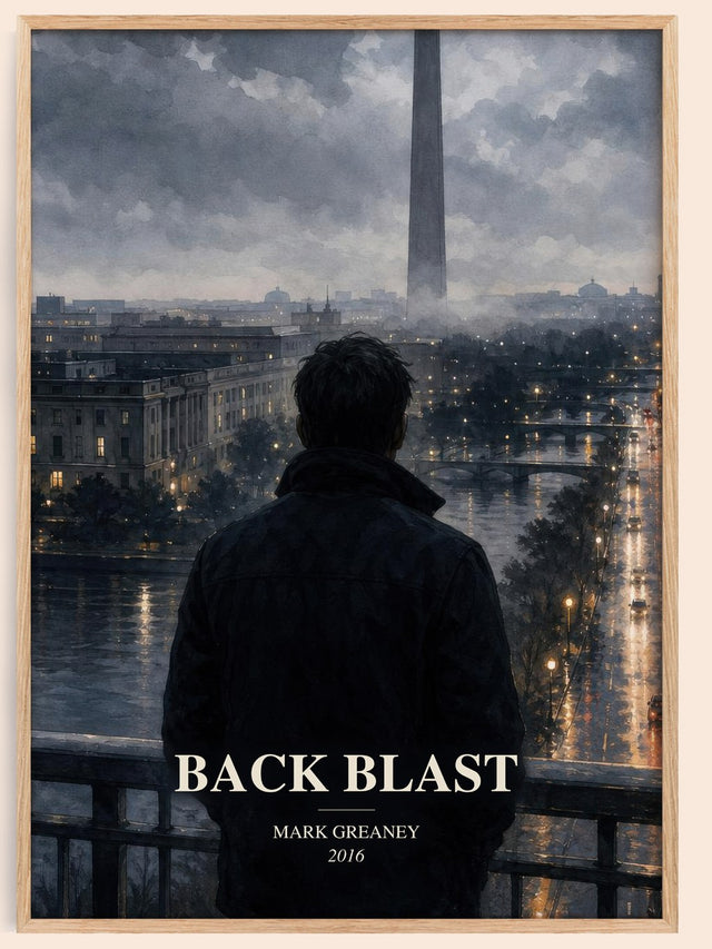 Back Blast Book Watercolour Illustration by Mark Greaney