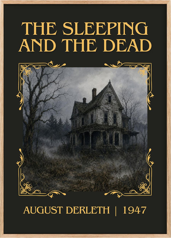 The Sleeping And The Dead Classic Book Art Print by August Derleth