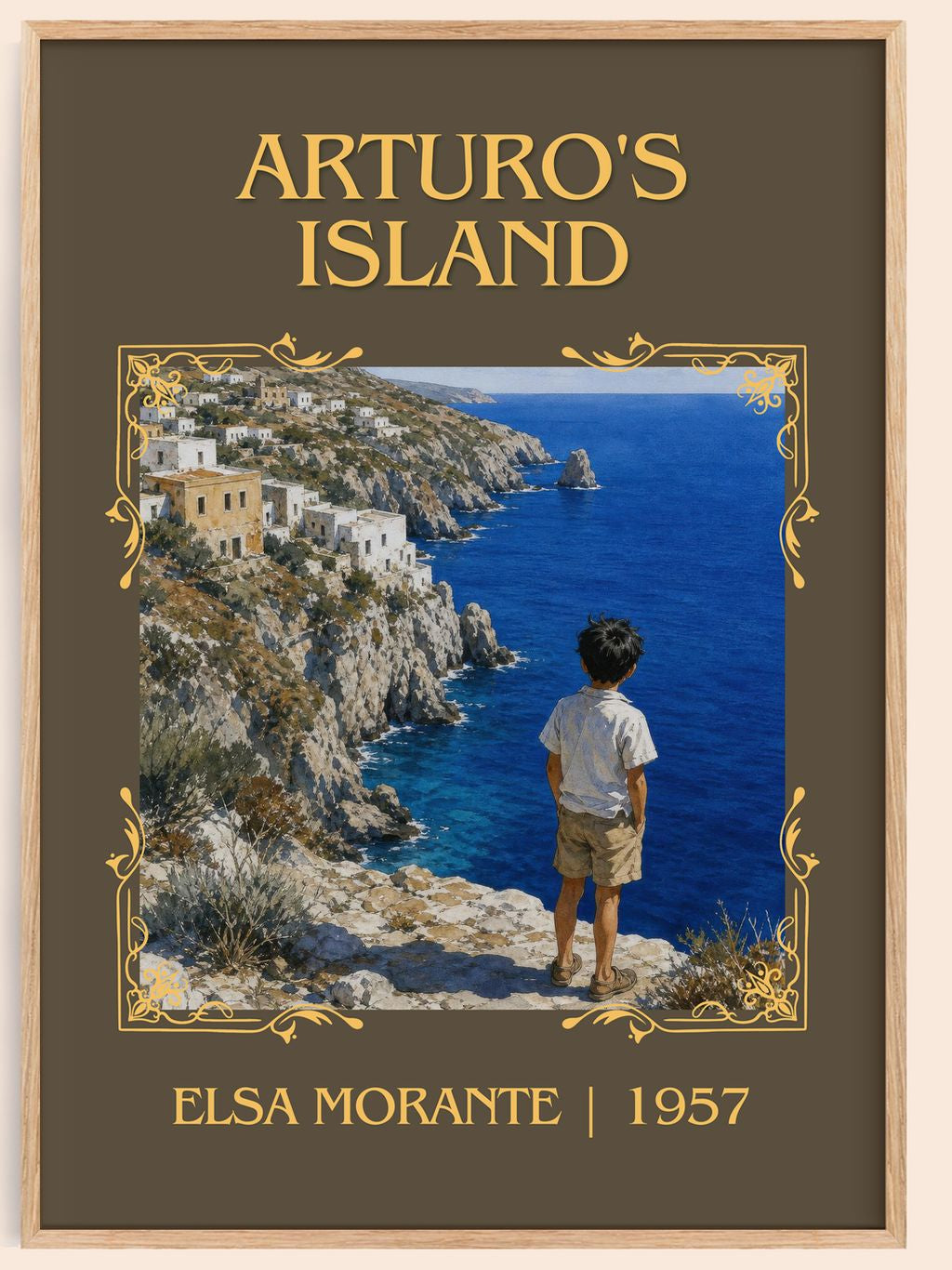 Arturo's Island Classic Book Art Print by Elsa Morante – book poster