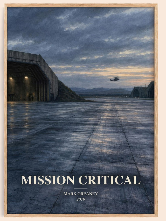 Mission Critical Book Watercolour Illustration by Mark Greaney
