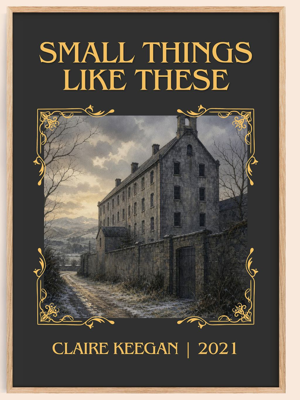 Small Things Like These Classic Book Art Print by Claire Keegan – book poster