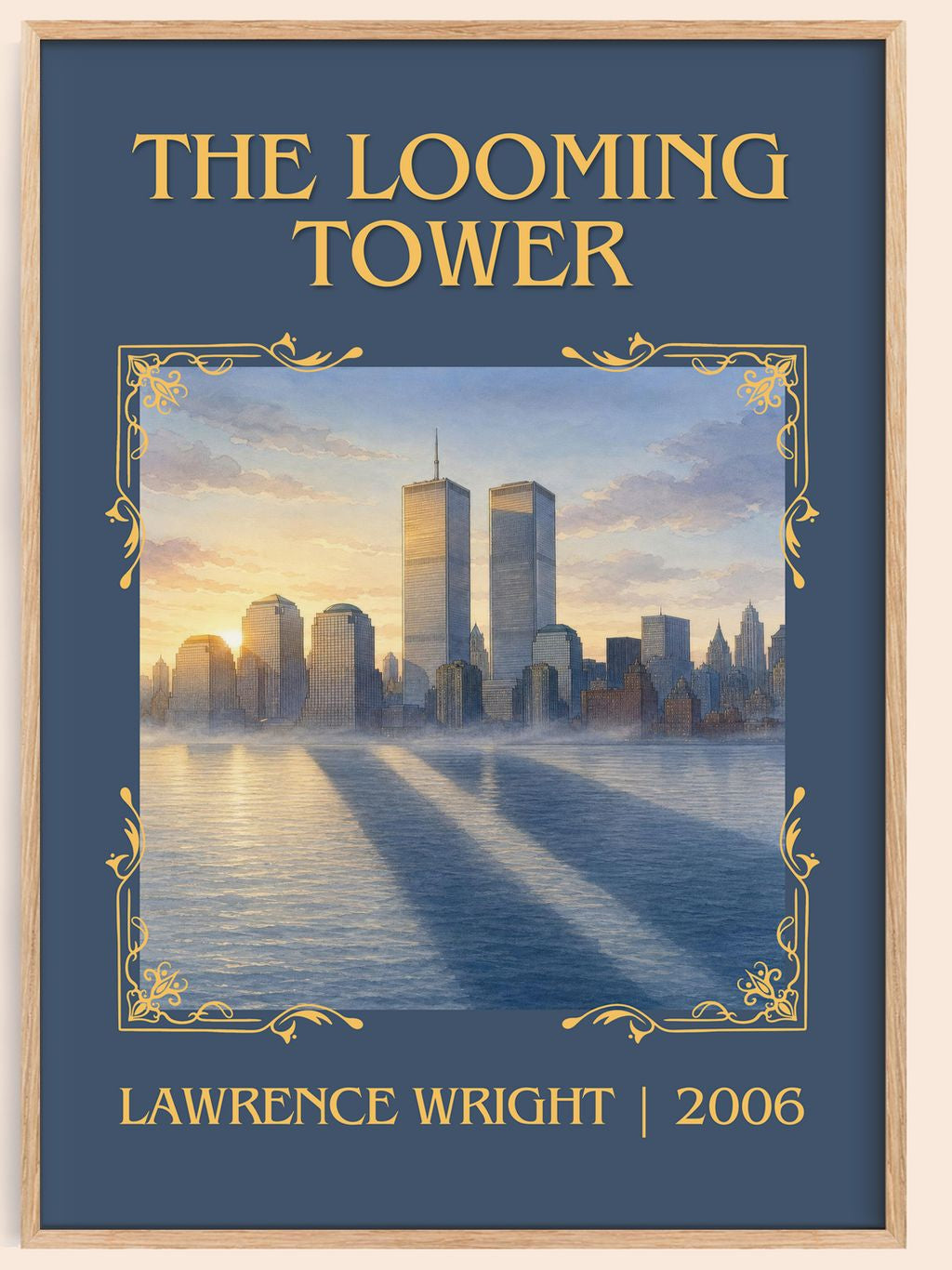 The Looming Tower Classic Book Art Print by Lawrence Wright – book poster