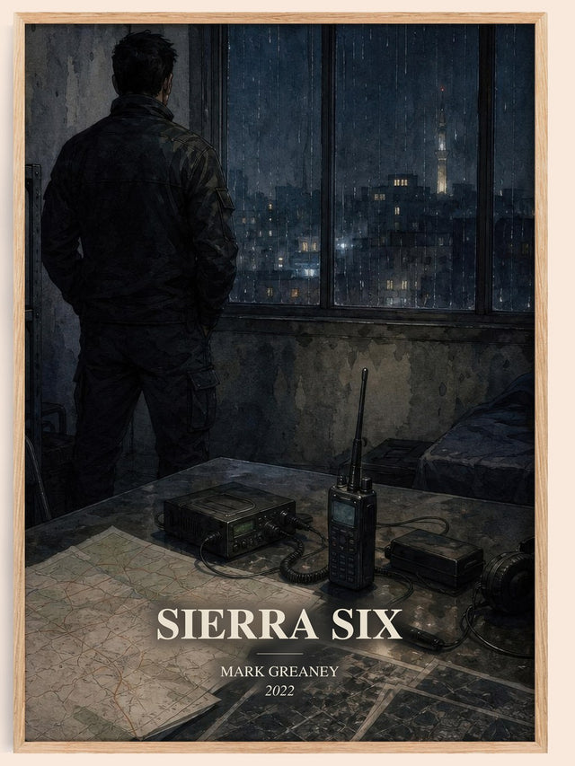 Sierra Six Book Watercolour Illustration by Mark Greaney