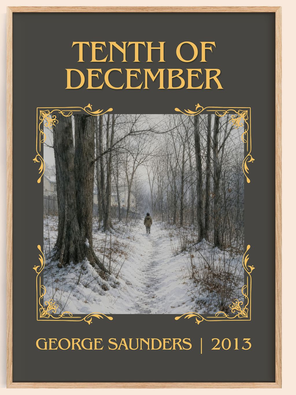 Tenth of December Classic Book Art Print by George Saunders – book poster