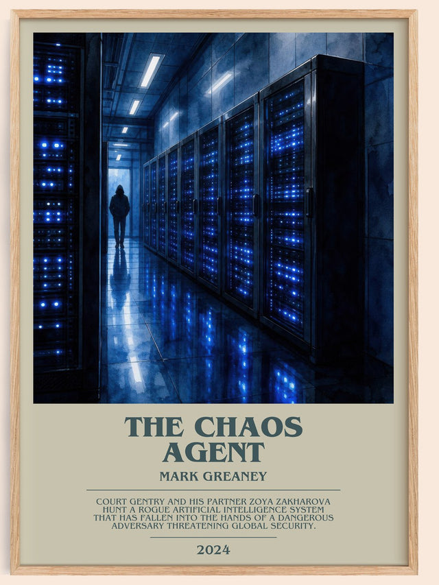 The Chaos Agent Bookish Wall Art by Mark Greaney