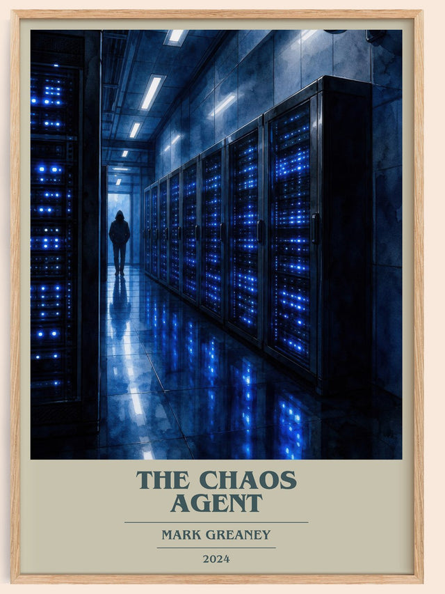 The Chaos Agent Book Cover Poster by Mark Greaney