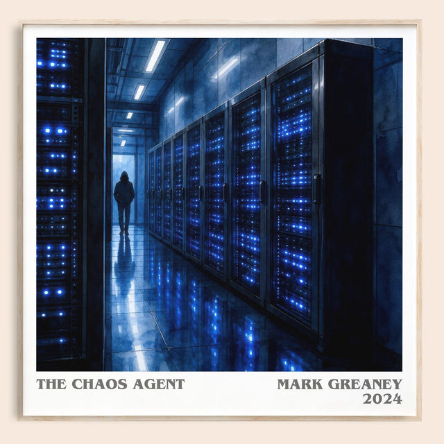 The Chaos Agent Literary Art Print by Mark Greaney