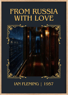 From Russia with Love Classic Book Art Print by Ian Fleming