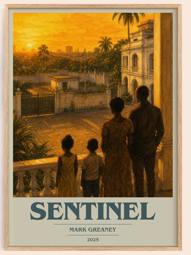 Sentinel Book Cover Poster by Mark Greaney