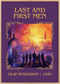 Last And First Men Classic Book Art Print by Olaf Stapledon