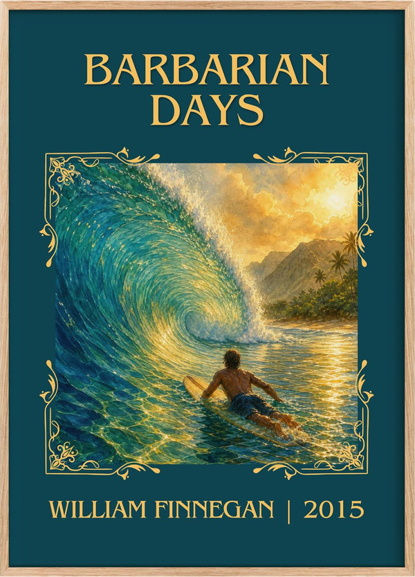 Barbarian Days Classic Book Art Print by William Finnegan