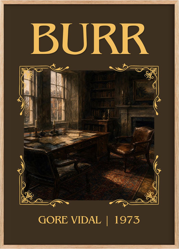 Burr Classic Book Art Print by Gore Vidal
