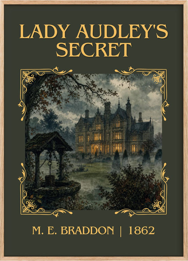 Lady Audley's Secret Classic Book Art Print by M. E. Braddon