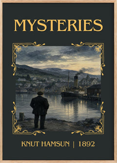 Mysteries Classic Book Art Print by Knut Hamsun