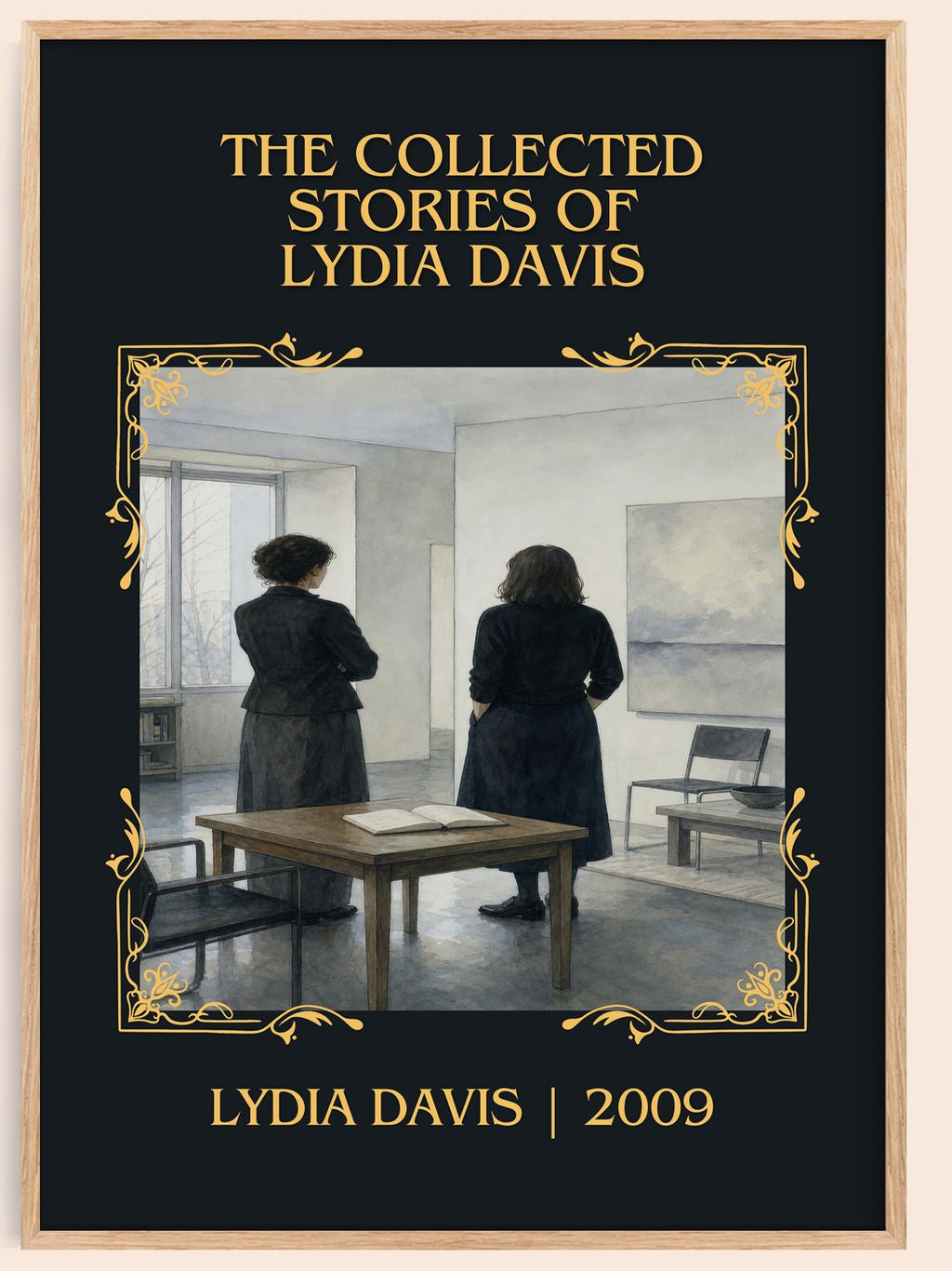 Collected Stories Of Lydia Davis Classic Book Art Print by Lydia Davis – book poster